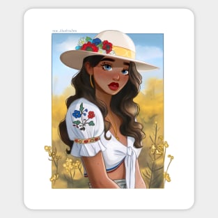 Farm Girl Sticker